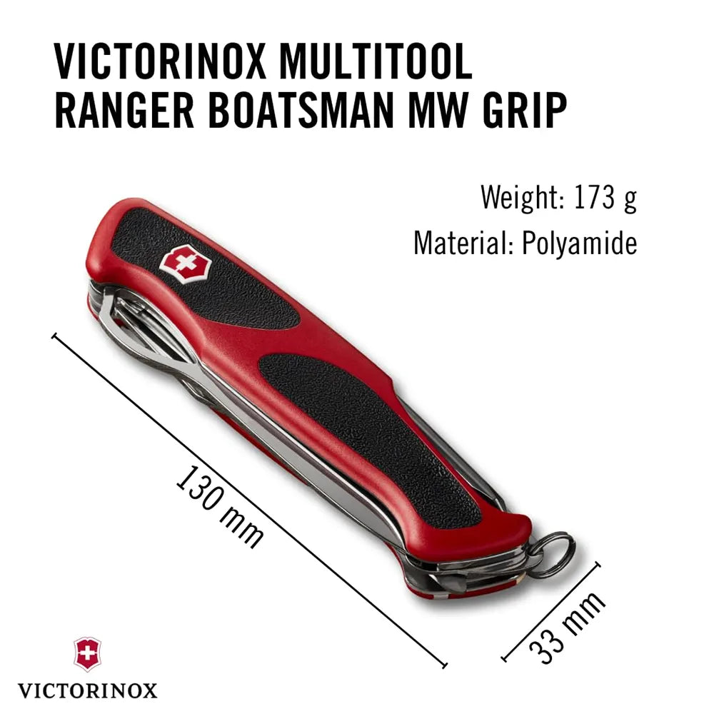 Victorinox Swiss Army Knife Ranger Grip 178 130mm - Red
