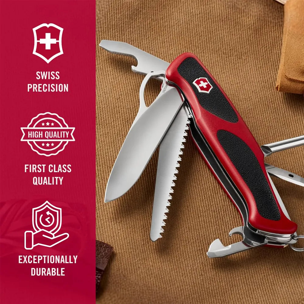 Victorinox Swiss Army Knife Ranger Grip 178 130mm - Red
