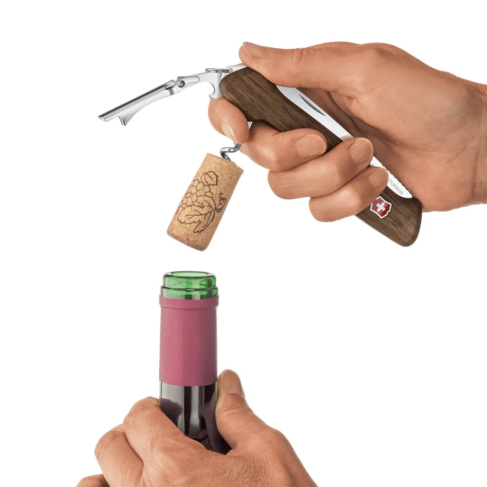 Victorinox Wine Master Wood Corkscrews 130mm - Brown