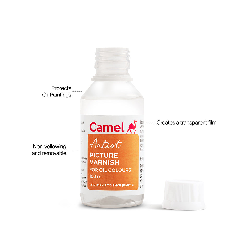 Kokuyo-Camlin Camel Picture Varnish for Oil Colours - 100ml