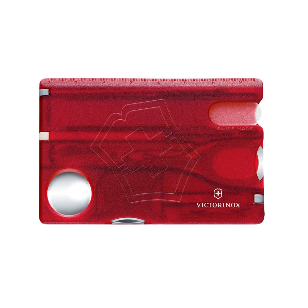 Victorinox SwissCard Nailcare 13 Functions 82mm - Red Translucent
