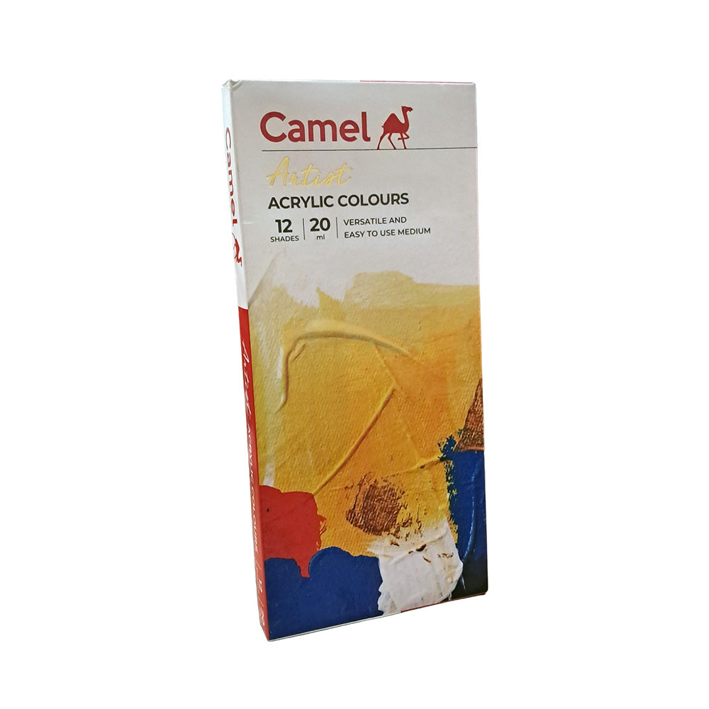 Camel Artist Acrylic Colours 20ml Tubes - 12 Shades