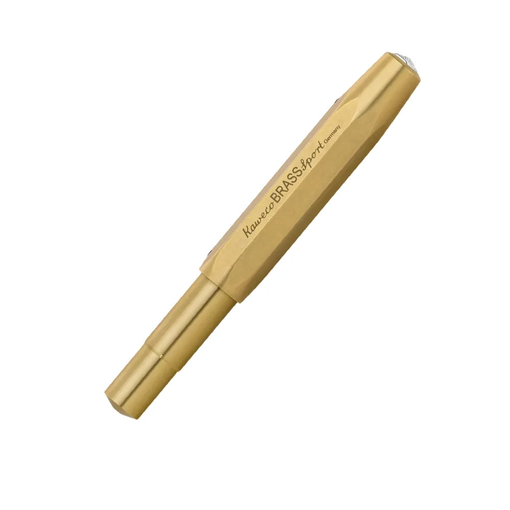 Kaweco Brass Sport Fountain Pen - Stainless Steel Nib