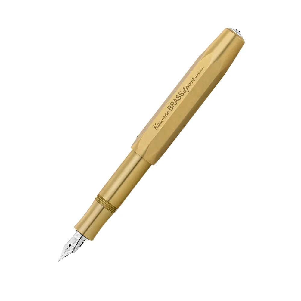 Kaweco Brass Sport Fountain Pen - Stainless Steel Nib