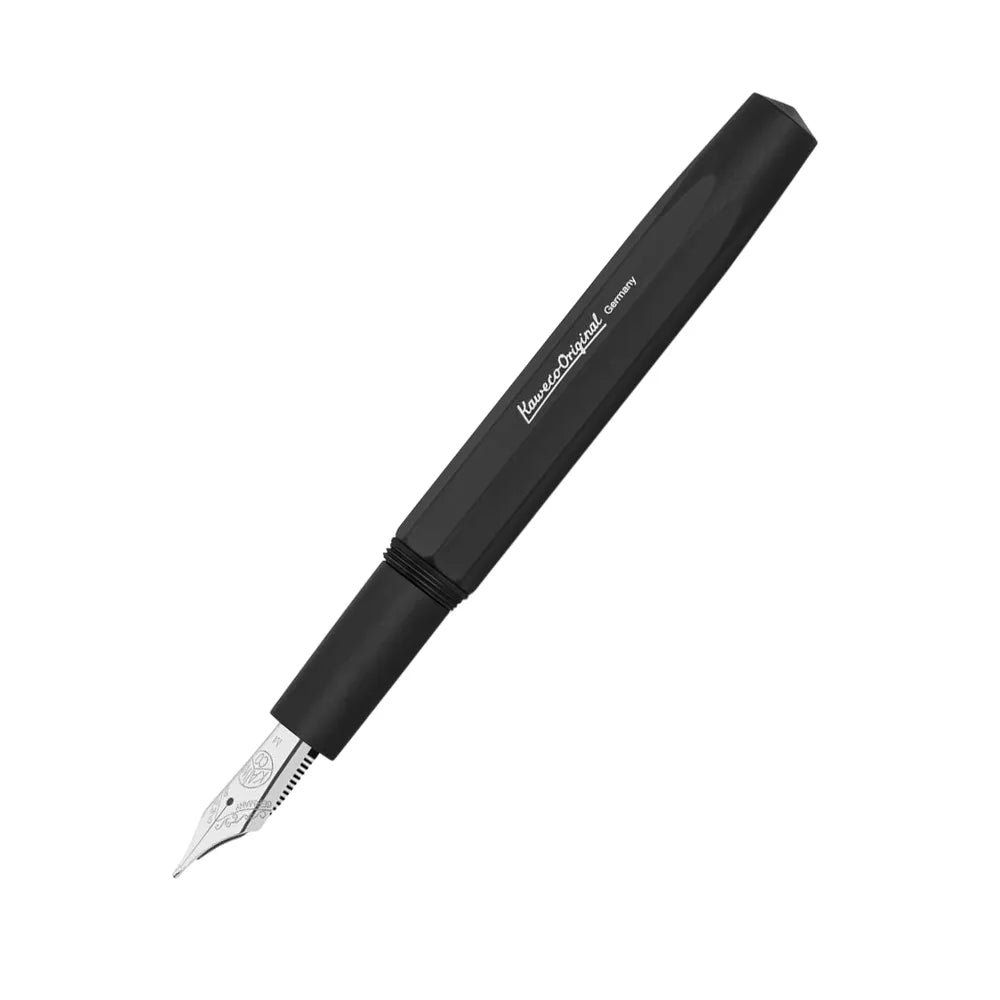 Kaweco Original 250 Black Aluminium Barrel with Chrome Clip Fountain Pen