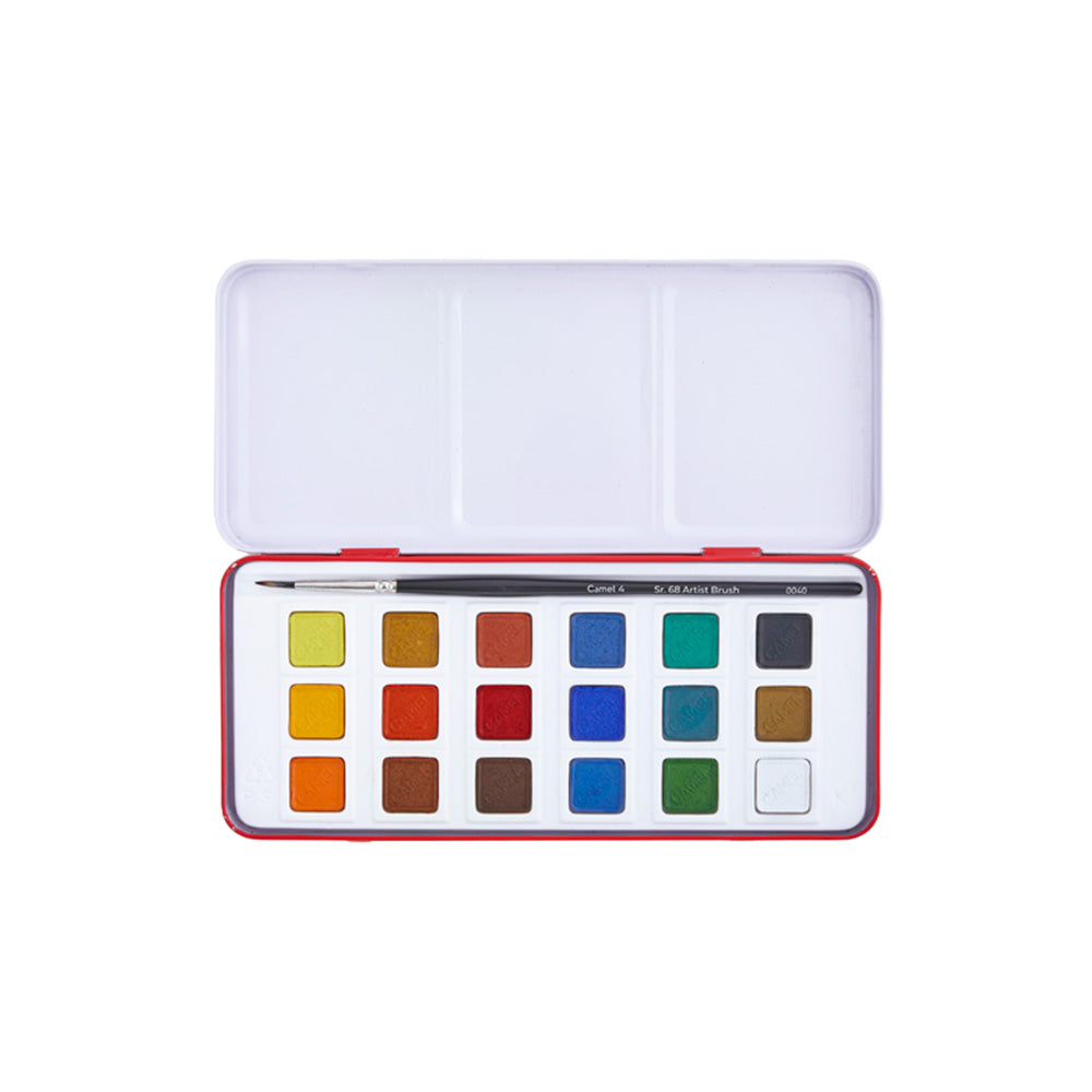 Camel Artist Water Colour Cakes - 18 Shades