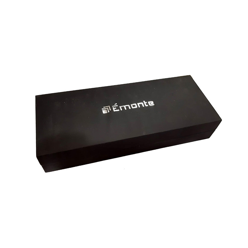 Established in the year 2009, Émonte Pens Pvt. Ltd. is an initiative by Mr. Rajiv Jain, Chairman & Managing Director of the company that endeavors to launch unique brands in the Luxury Writing Instruments segment, whilst introducing some of the world’s finest and renowned brands to our Indian patrons. Emonte Diversite Ballpoint Pen Colour : Matte Blue Lacquer Trim : Chrome Trim Material : Metallic Metal Filling System : Ballpoint Refill