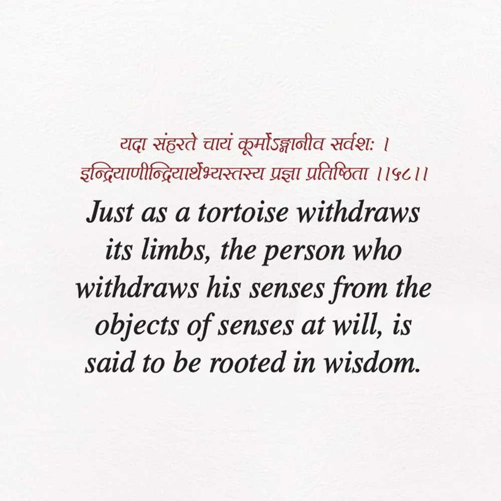 Nightingale The Bhagavad Gita Wooden Box Edition A8 - English