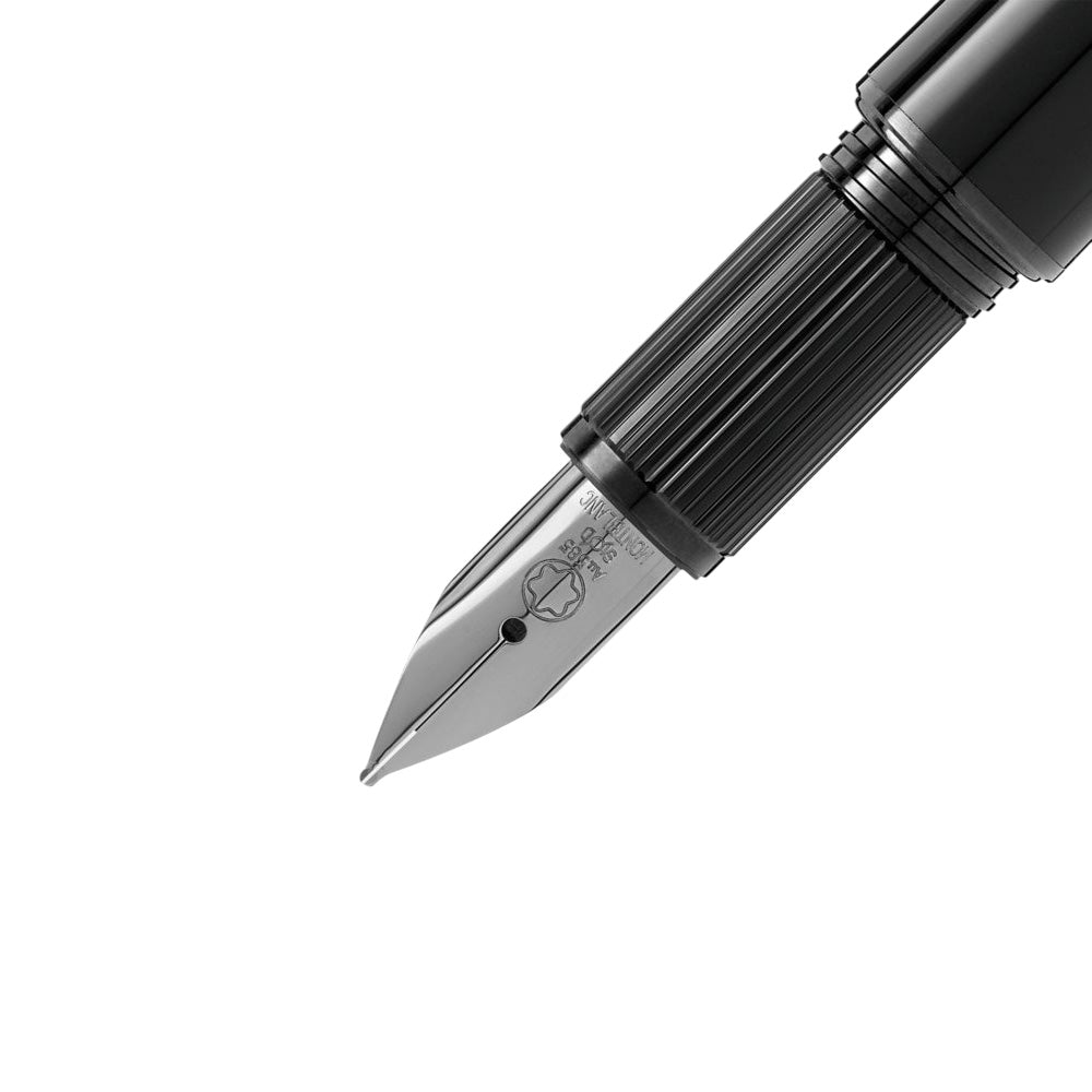 Montblanc StarWalker BlackCosmos Doué Resin With Black PVD-Coated Trim Fountain Pen - 14Kt Gold-Ruthenium-Coated Medium Nib