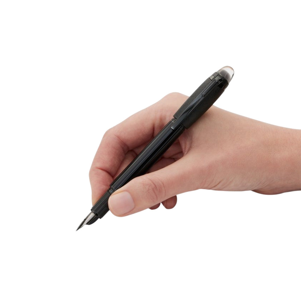 Montblanc StarWalker BlackCosmos Doué Resin With Black PVD-Coated Trim Fountain Pen - 14Kt Gold-Ruthenium-Coated Medium Nib
