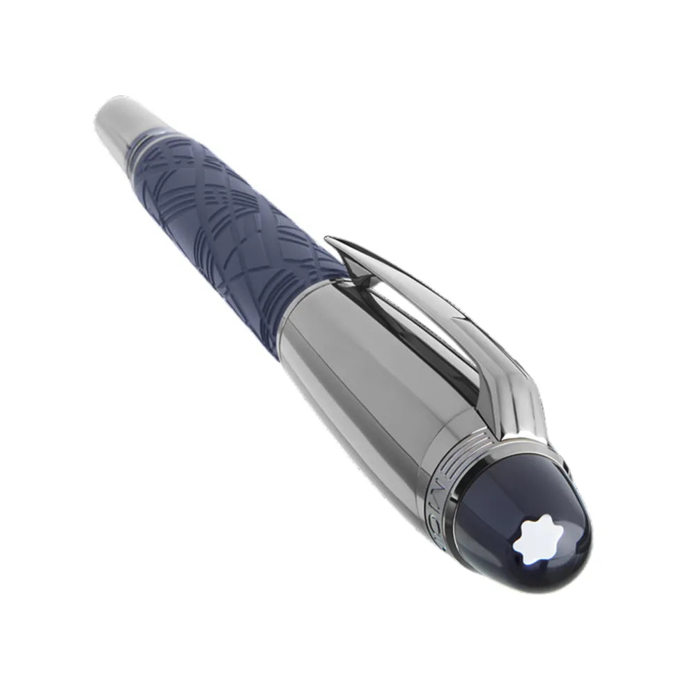 Montblanc StarWalker SpaceBlue Doue Resin With Ruthenium-coated Trim Fountain Pen