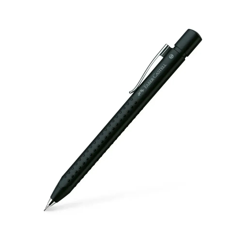 Grip 2011 mechanical pencil, 0.7 mm, black The Grip 2011 concept clearly convinces with its appealing grip design in classic colors and sophisticated ergonomics. The characteristic dots match the shaft in color. Ergonomic triangular shape for tireless writing Soft grip zone for a secure, non-slip grip Extra long, twist-out eraser Break-resistant 0.7 mm lead for optimum writing Refills and spare erasers available Barrel colour: matte black