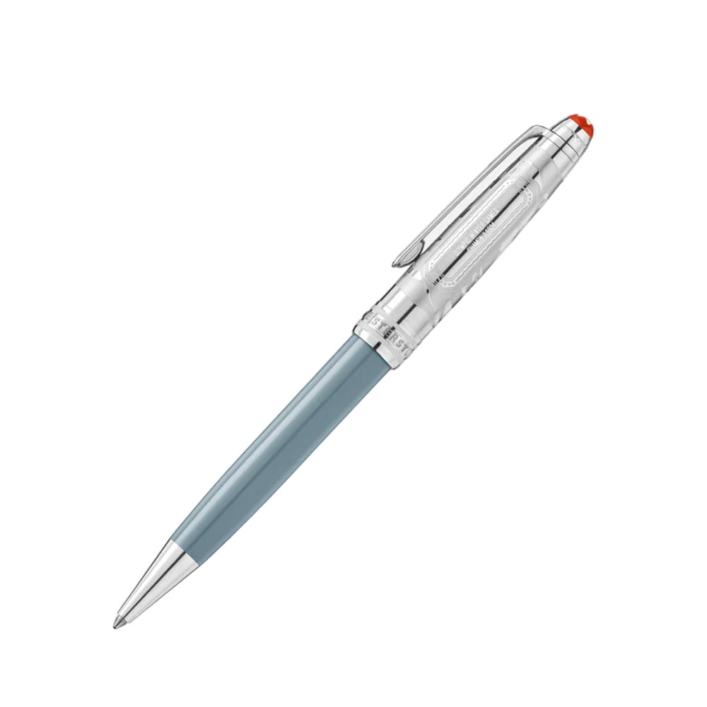 Montblanc Meisterstück Olympic Heritage Chamonix 1924 Doue Classic Grey Resin with Platinum Trim SE Ballpoint Pen