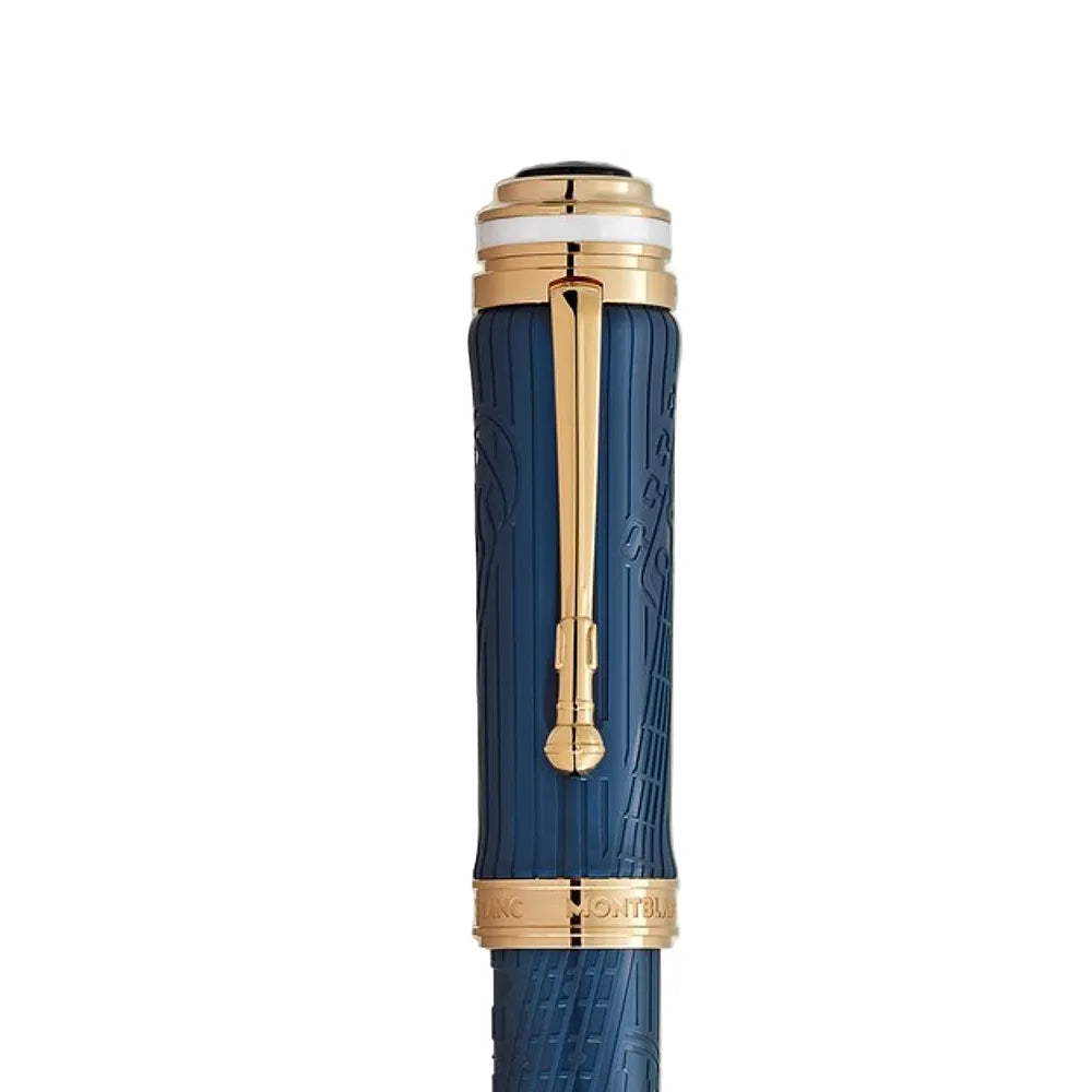 Montblanc Great Characters Homage to Queen Special Edition Blue Jean GT Ballpoint Pen
