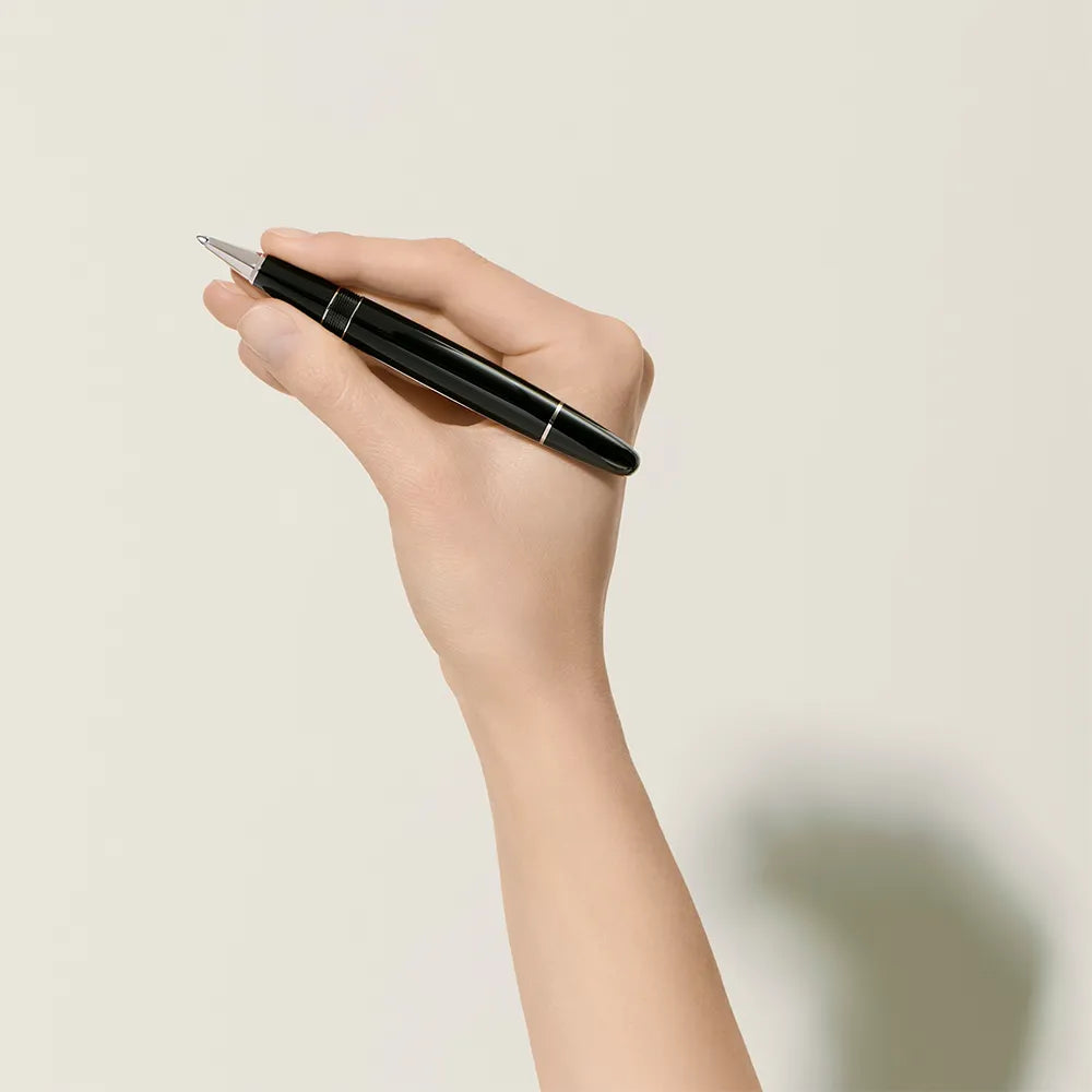 Montblanc Meisterstück Black Resin with Platinum-Coated Trim LeGrand Rollerball Pen