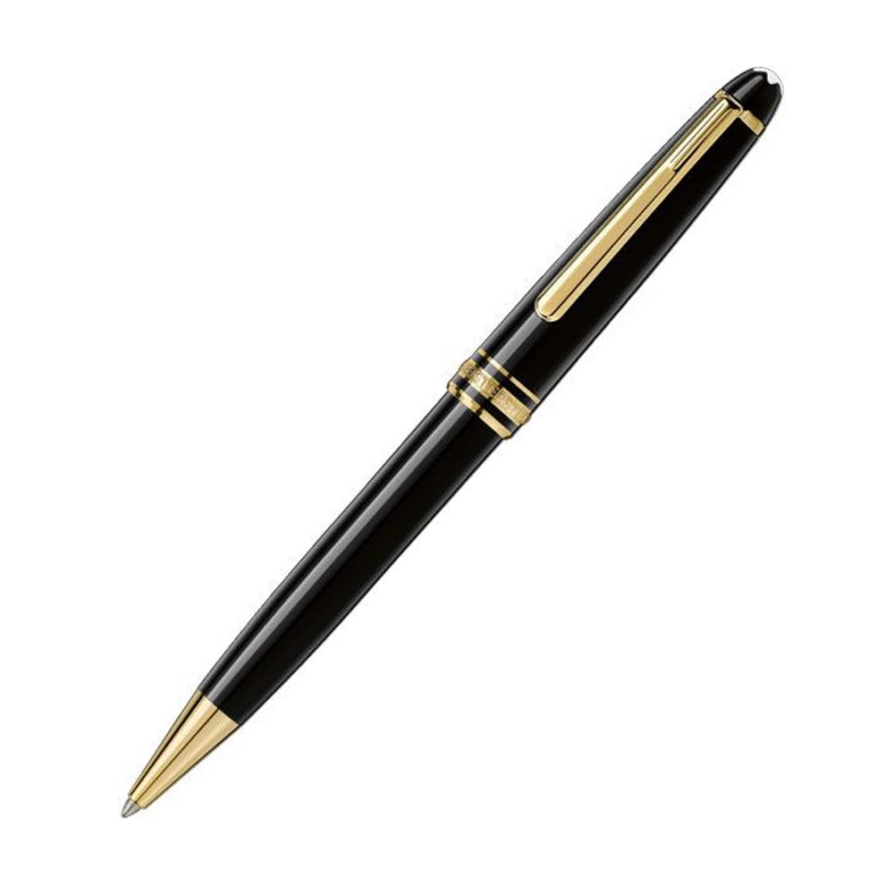 Montblanc Meisterstück 164 Classique Black Resin with Gold-Plated Trim