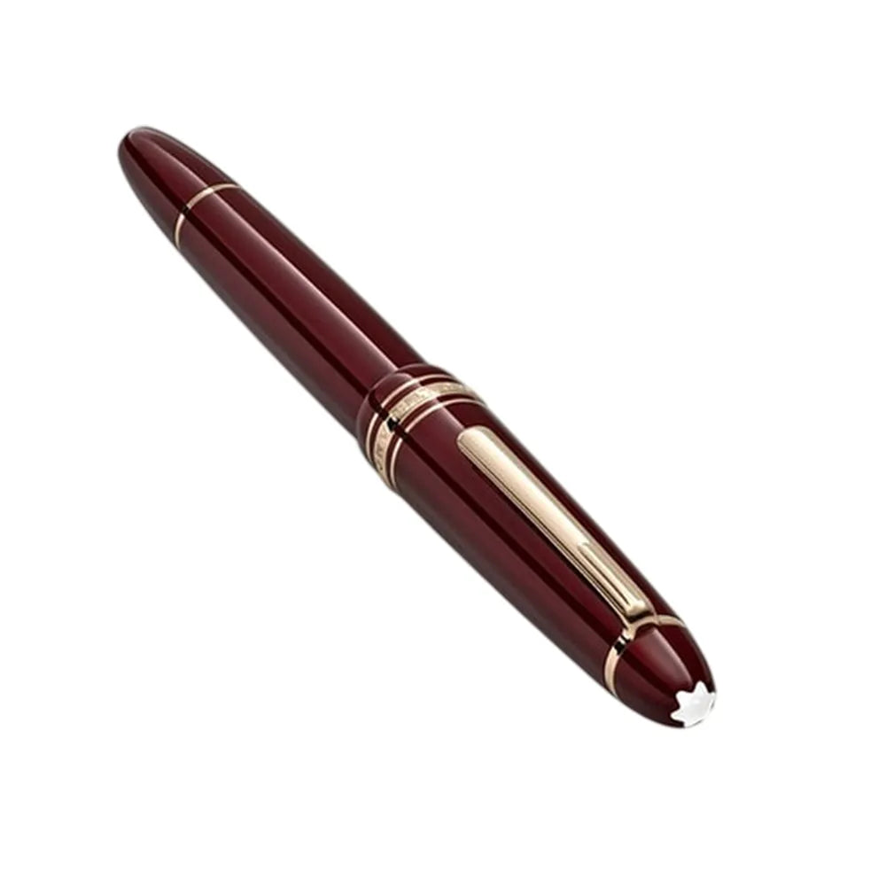 Montblanc Meisterstück Burgundy Red Resin with Signature GT LeGrand Fountain Pen - 14Kt Gold-Rhodium-Coated Nib
