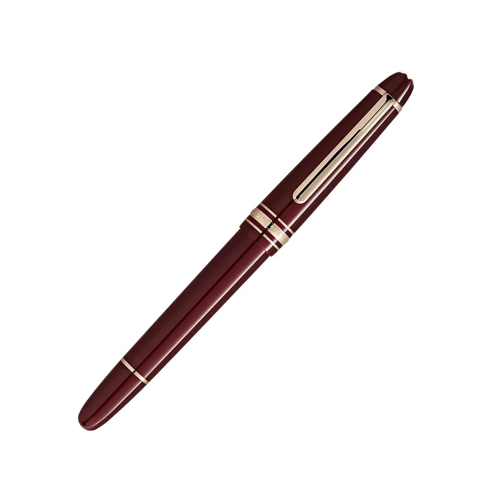 Montblanc Meisterstuck Classique Burgundy Red Precious Resin with Gold-Coated Trim Rollerball Pen