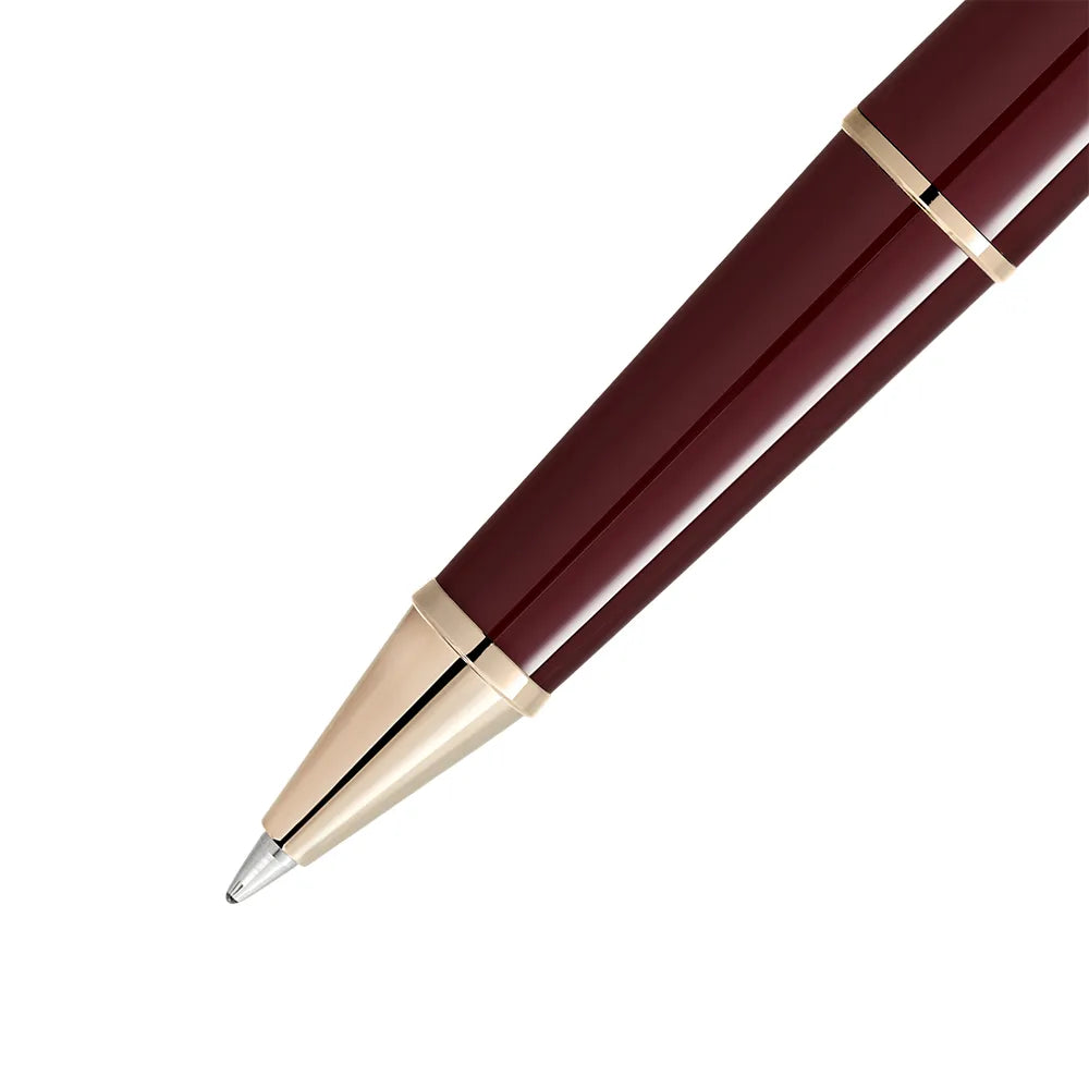 Montblanc Meisterstuck Classique Burgundy Red Precious Resin with Gold-Coated Trim Rollerball Pen