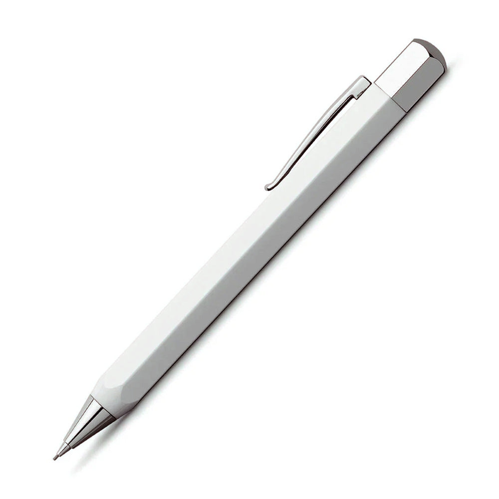 Faber-Castell Ondoro Precious Resin White 0.7mm Mechanical Pencil
