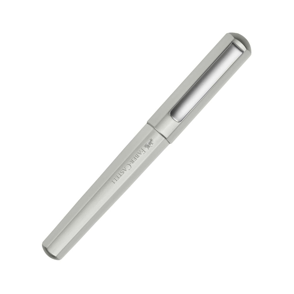 Faber-Castell Hexo Silver Matt Rollerball Pen