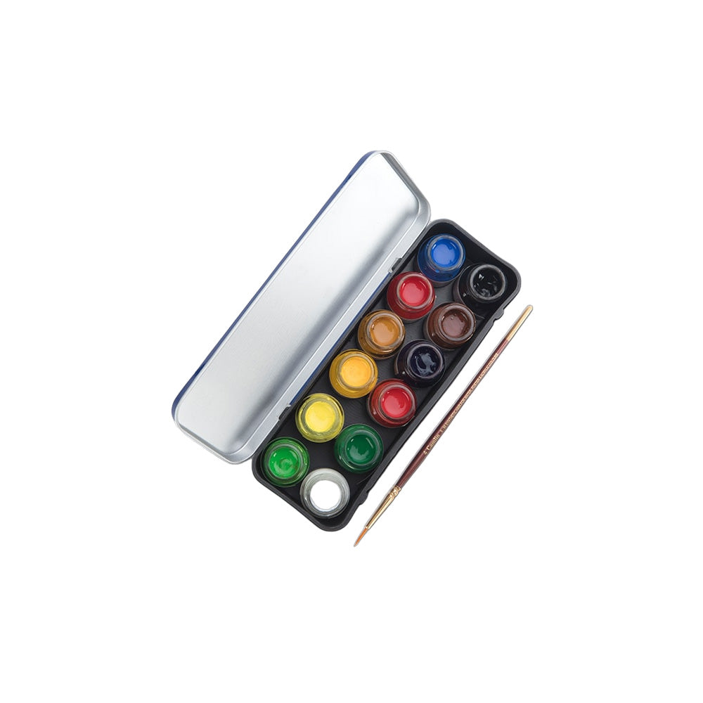 Kokuyo-Camlin Camel Premium Poster Colours 10ml with Brush - 12 Shades