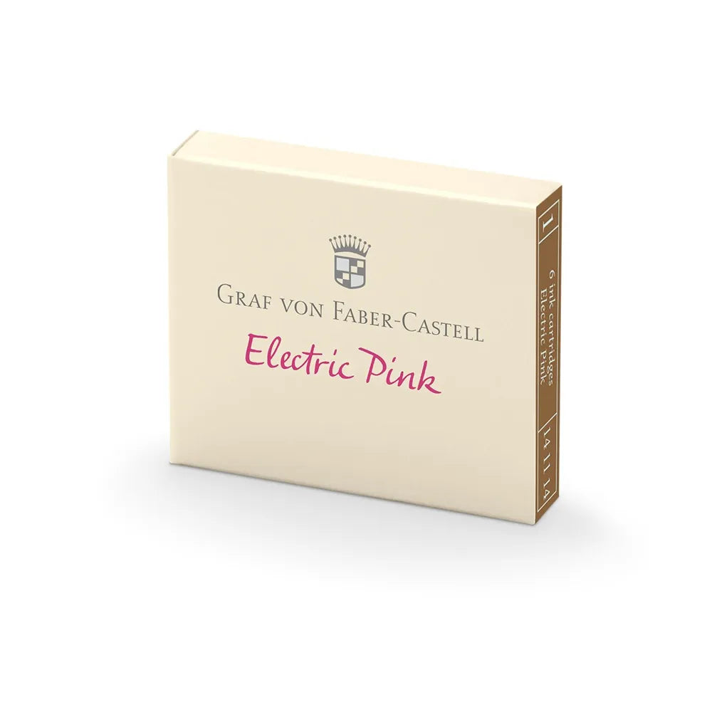 Graf Von Faber-Castell Ink Cartridges TP/6 - Electric Pink