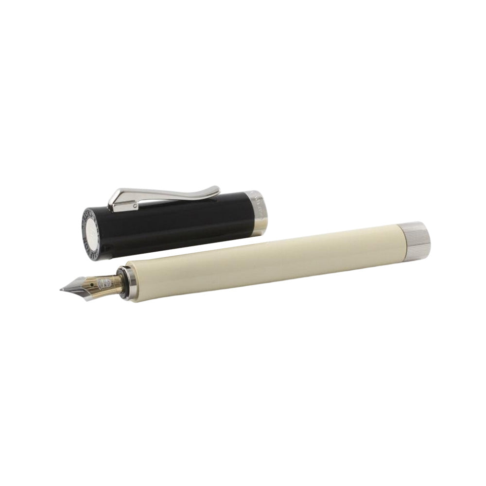 Graf von Faber-Castell Intuition Ivory Resin with Platinum-plated Trim Fountain Pen – 18Kt Gold Medium Nib