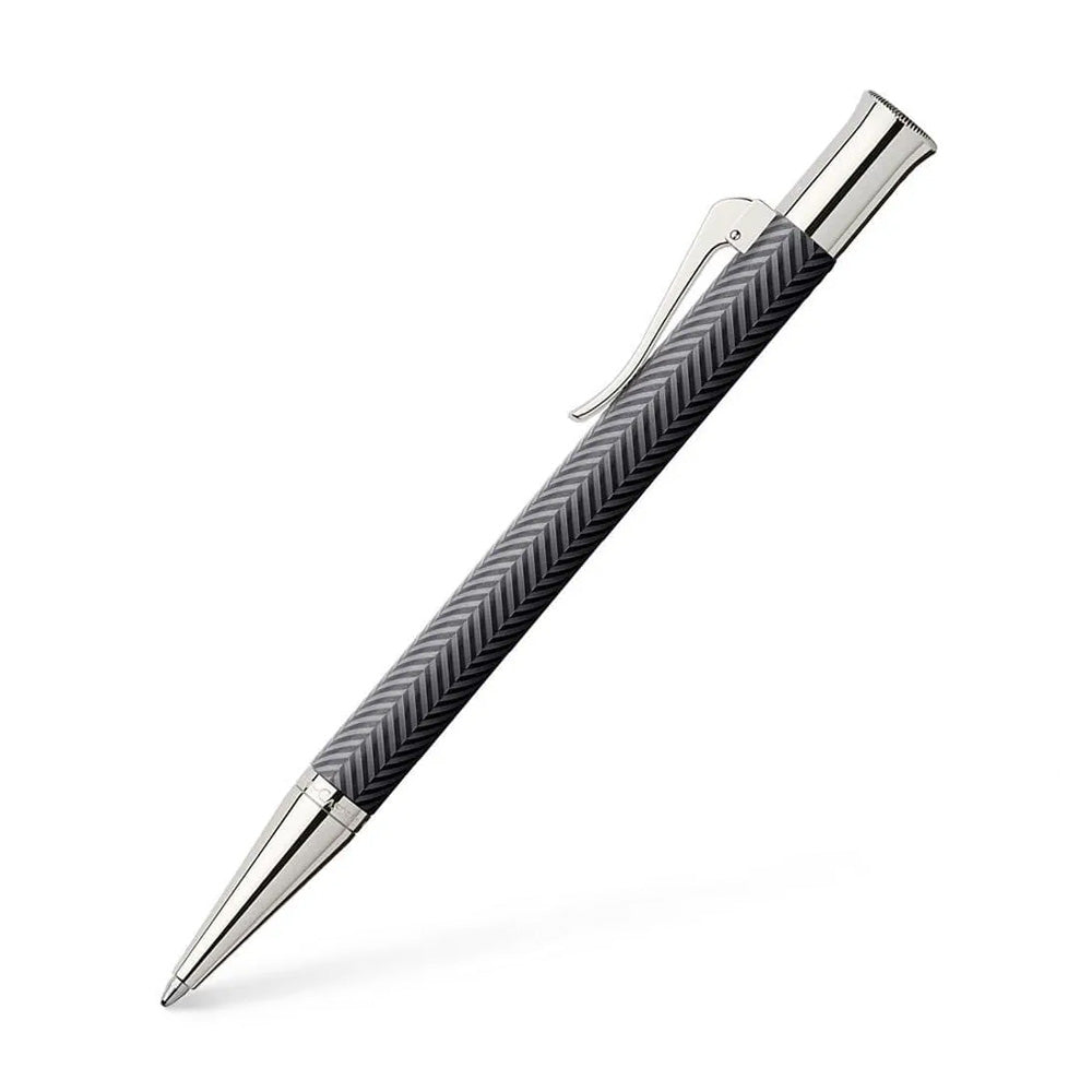 Graf Von Faber-Castell Guilloche Cisele Anthracite Precious Resin Ballpoint Pen