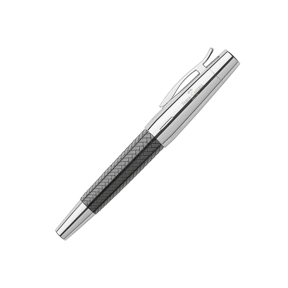 Faber-Castell E-motion Black Precious Resin Fountain Pen - Medium Nib