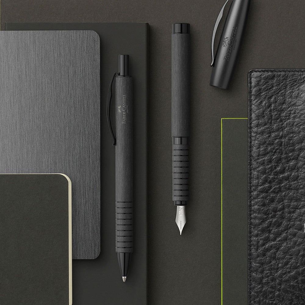 Faber-Castell Essentio Aluminium Black Ballpoint Pen