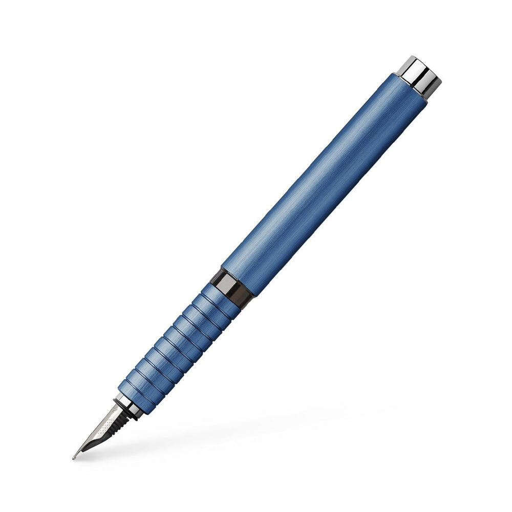 Faber-Castell Essentio Aluminium Blue Fountain Pen
