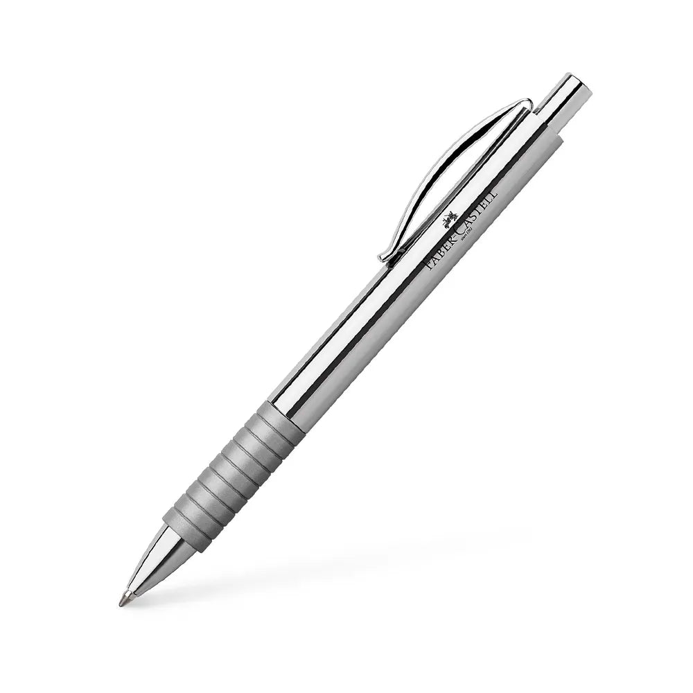 Faber-Castell Essentio Silver Shiny Metal Ballpoint Pen