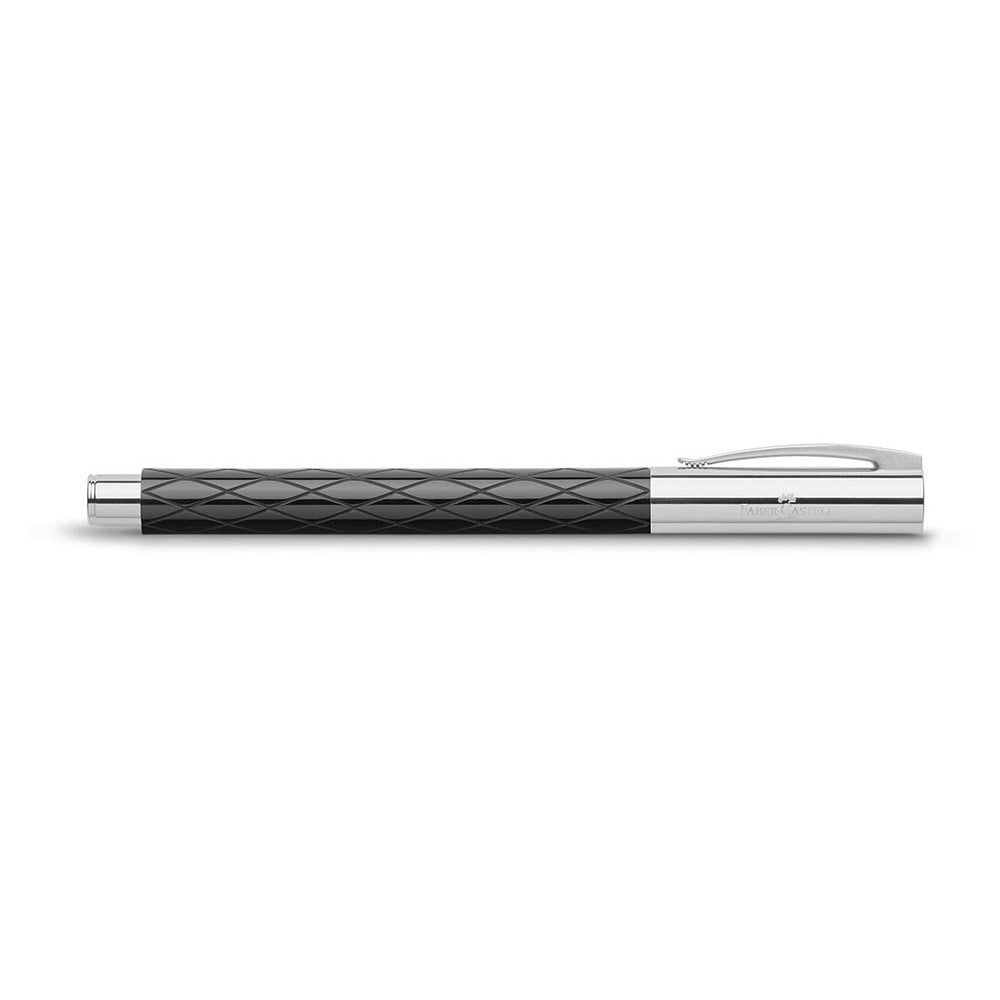 Faber-Castell Ambition Rhombus Black Fountain Pen - Medium Nib