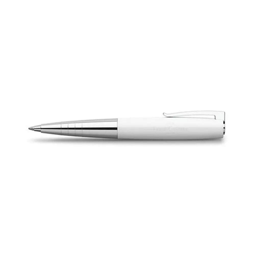 Faber-Castell Loom Piano White Ballpoint Pen