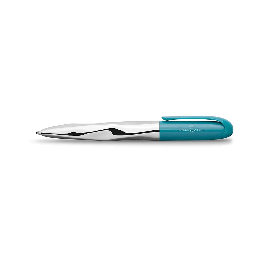 Faber-Castell Nice Turquoise Resin Twist Ballpoint Pen