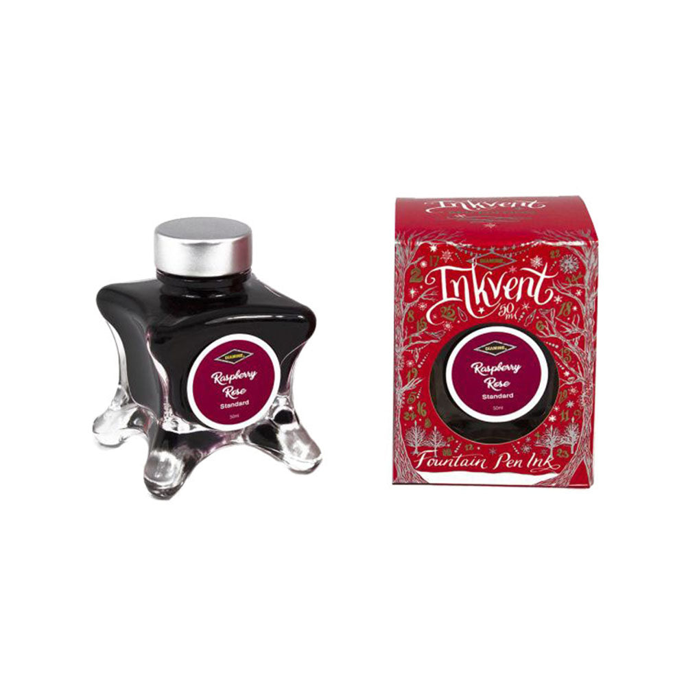 Diamine Inkvent Red Edition Standard Ink 50ml Bottle - Raspberry Rose