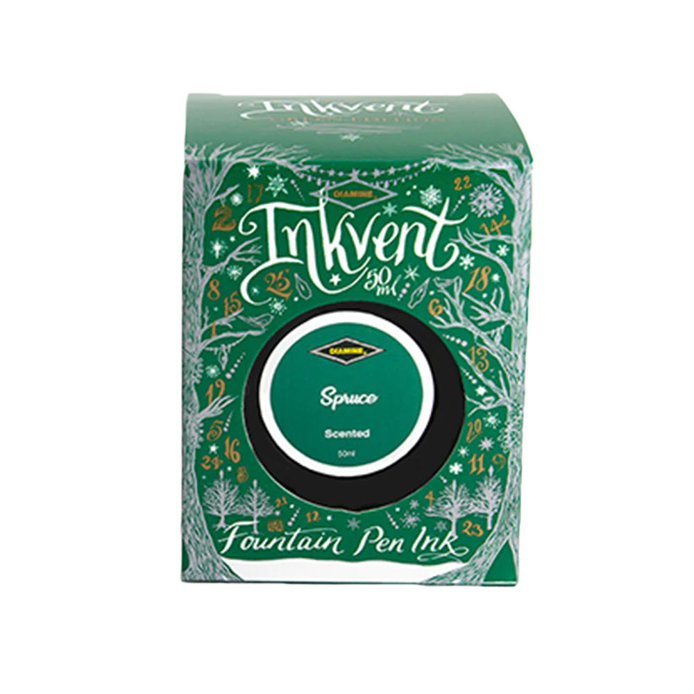 Diamine Inkvent Green Edition Scented Ink 50ml Bottle - Spruce