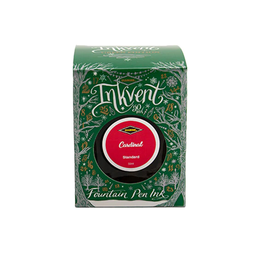 Diamine Inkvent Green Edition Standard Ink 50ml Bottle - Cardinal