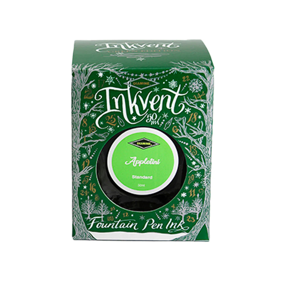Diamine Inkvent Green Edition Standard Ink 50ml Bottle - Appletini