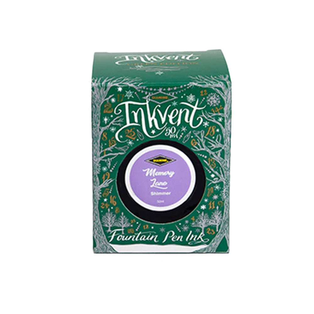 Diamine Inkvent Green Edition Shimmer Ink 50ml Bottle - Memory Lane