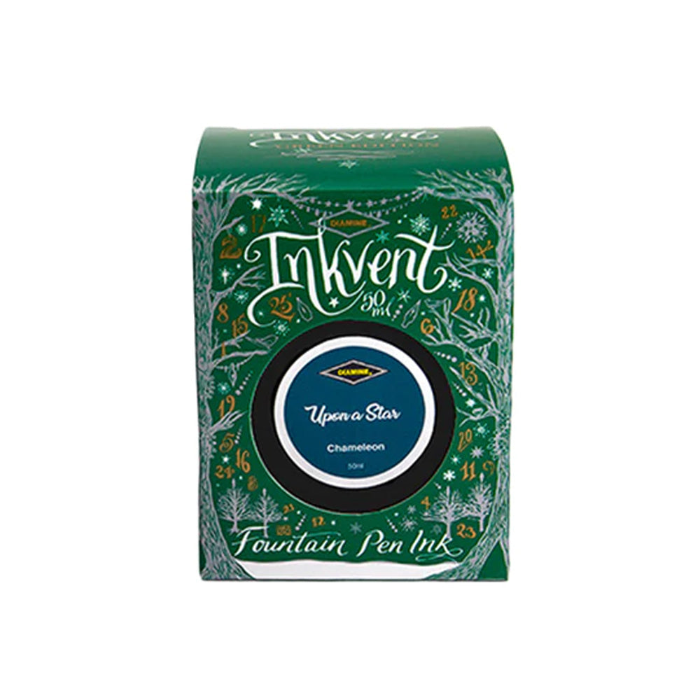 Diamine Inkvent Green Edition Chameleon Ink 50ml Bottle - Upon a Star