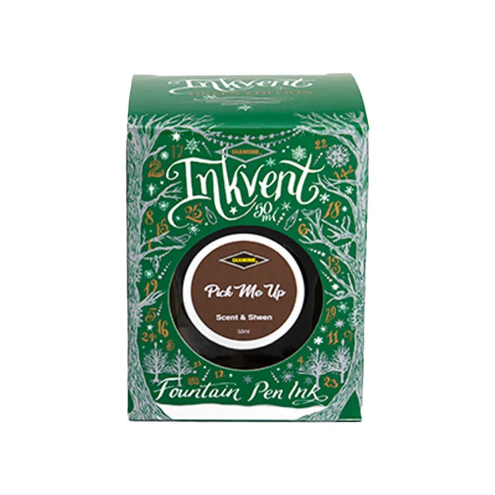 Diamine Inkvent Green Edition Scent & Sheen Ink 50ml Bottle - Pick me Up