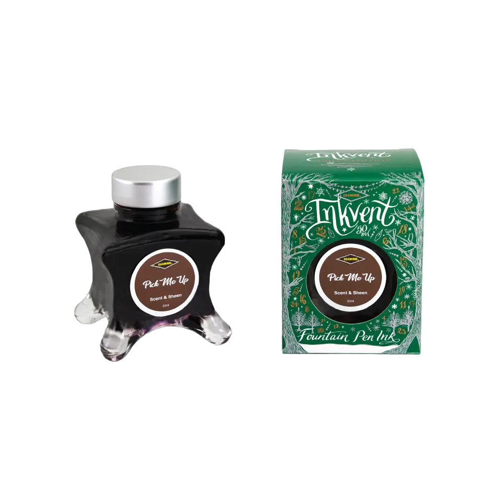 Diamine Inkvent Green Edition Scent & Sheen Ink 50ml Bottle - Pick me Up