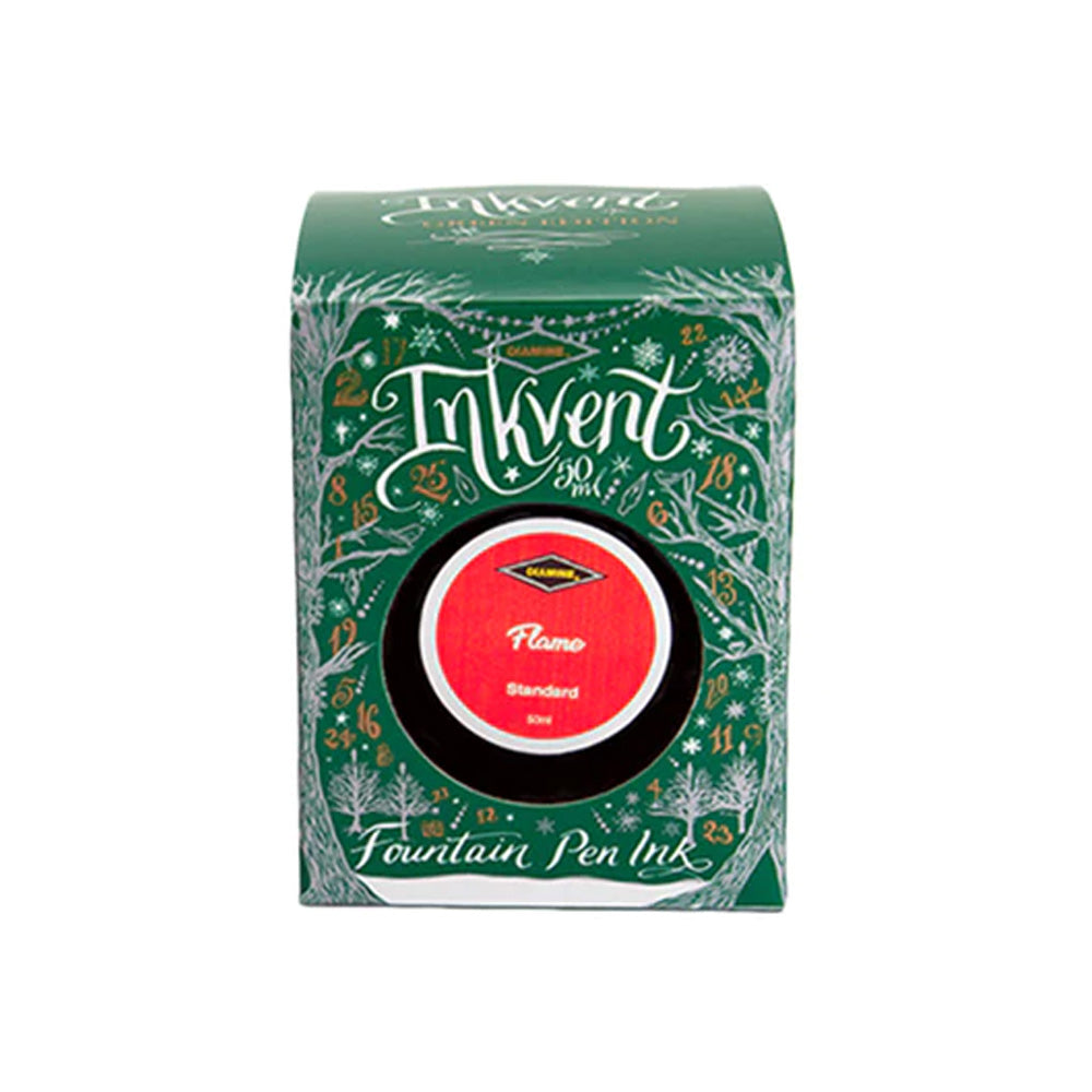 Diamine Inkvent Green Edition Standard Ink 50ml Bottle - Flame