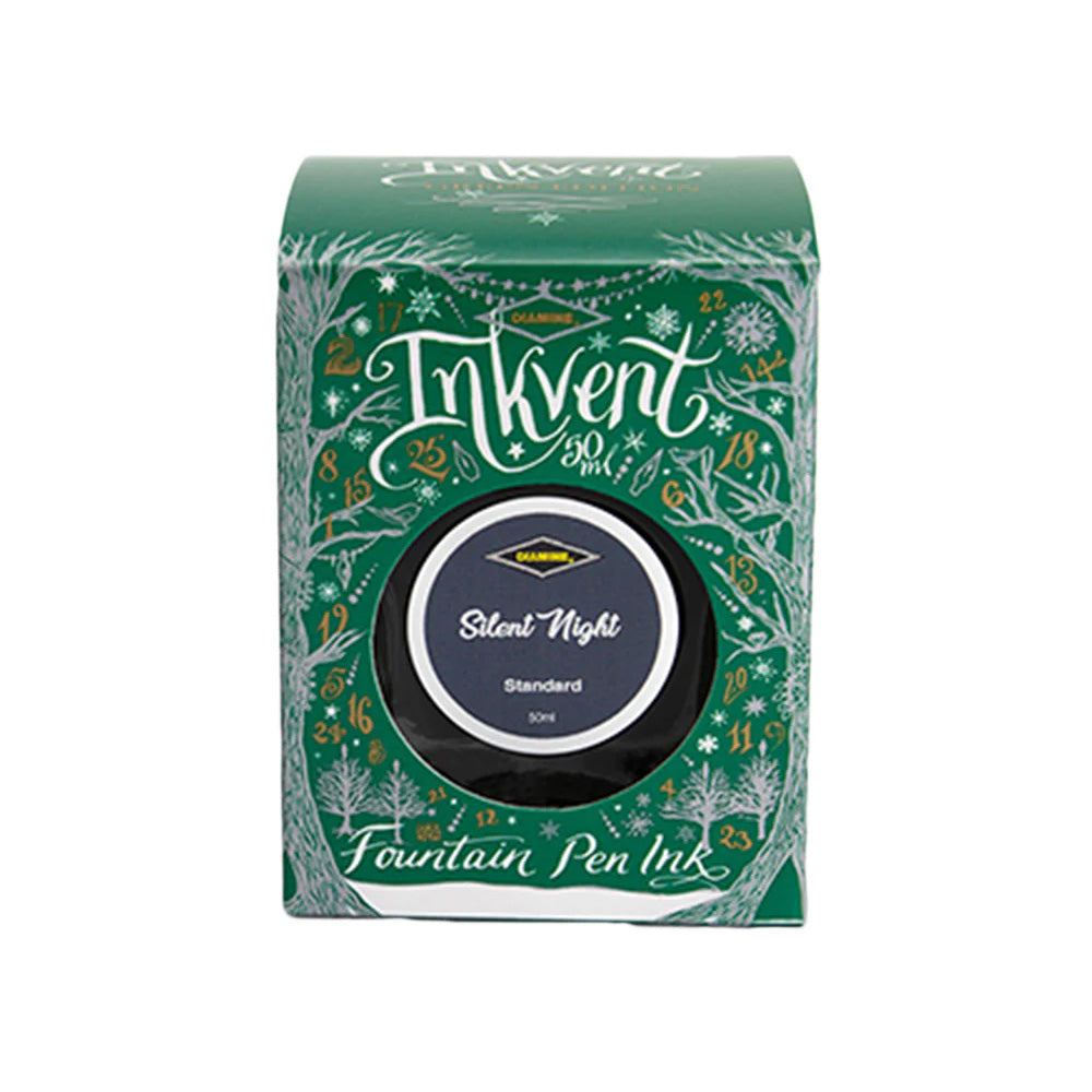 Diamine Inkvent Green Edition Standard Ink 50ml Bottle - Silent Night