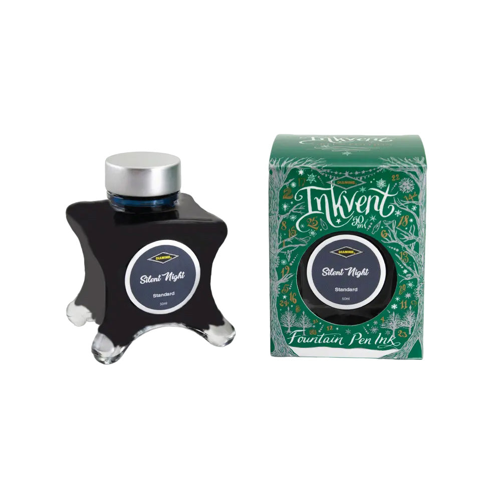 Diamine Inkvent Green Edition Standard Ink 50ml Bottle - Silent Night