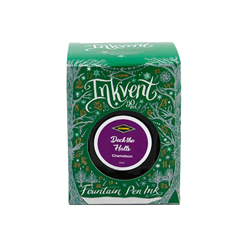 Diamine Inkvent Green Edition Chameleon Ink 50ml Bottle - Deck the Halls