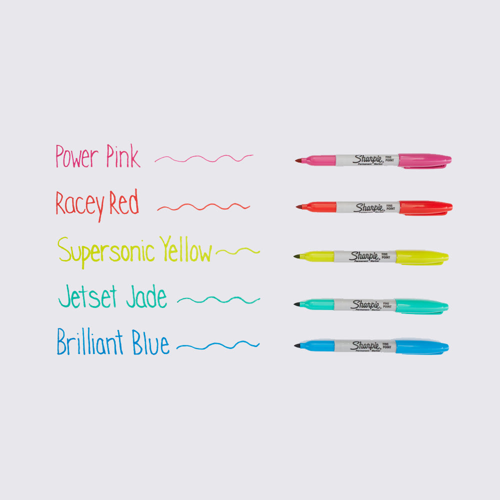 Sharpie Color Burst Fine Point Permanent Marker - Set of 24