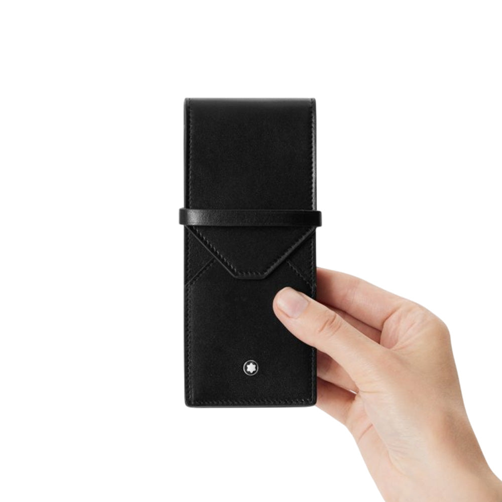 Montblanc Meisterstück Black Leather 3-Pen Pouch
